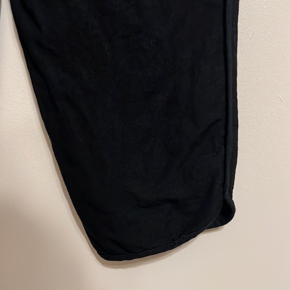 Madewell Linen Blend Black Crop Pull On Elastic Pants Style # M9227 Size Small - Picture 7 of 13